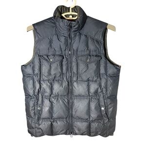 J.Crew Expedition Down Vest M Hooded Puffer Water Repellent Extra Warm Outdoor